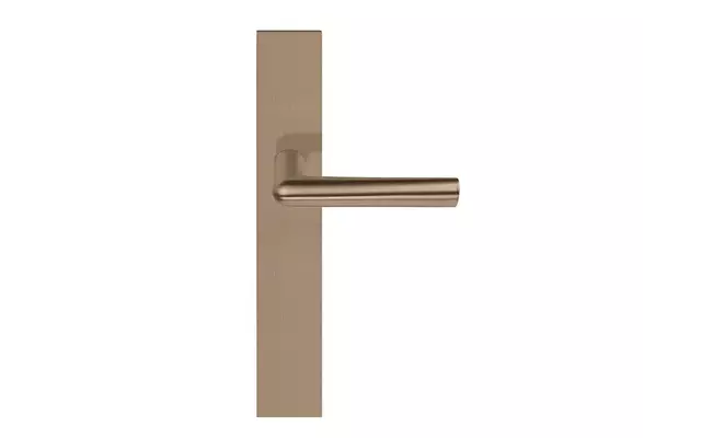 Deurkruk op schild PVD licht brons Inc Piet Boon PBI100P236SFC